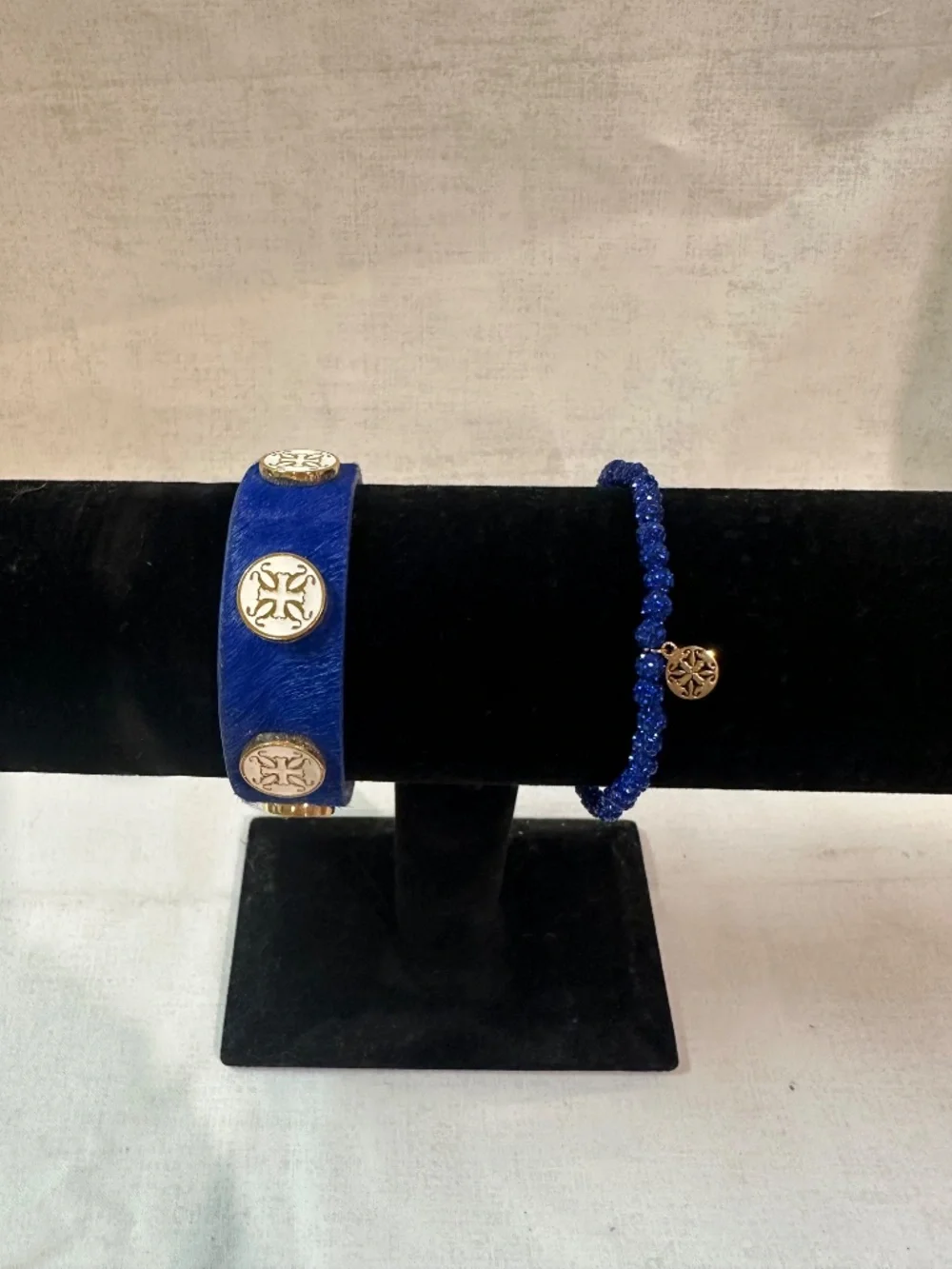 Torch Burch Bracelet Set Royal Blue